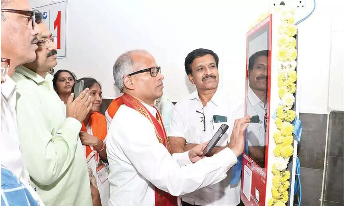 Digital kiosk inaugurated in Tirumala