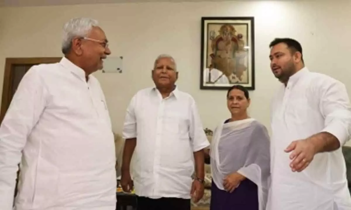 Lalu Yadav signals willingness to reunite with Nitish Kumar; Tejashwi differs