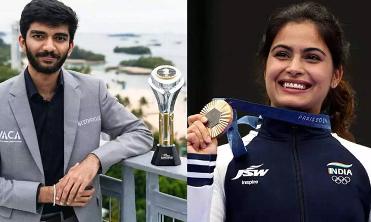 Manu Bhaker, Gukesh among 4 Khel Ratnas