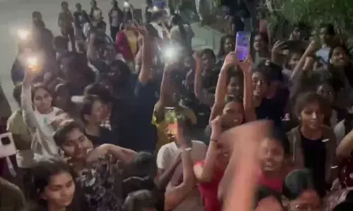 Tension at CMR College in Medchal: NSUI Activists Enter Ladies Hostel