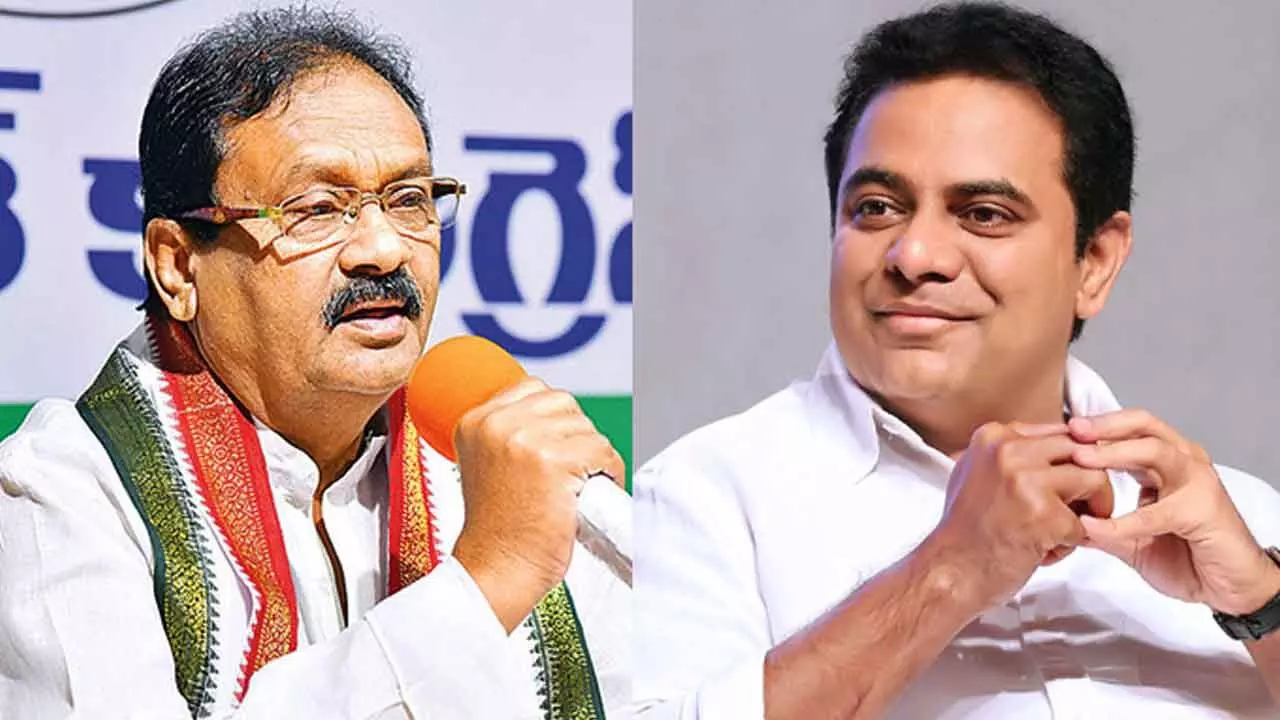 KTR Faces Criticism from Shabbir Ali Over Contradictory Statements