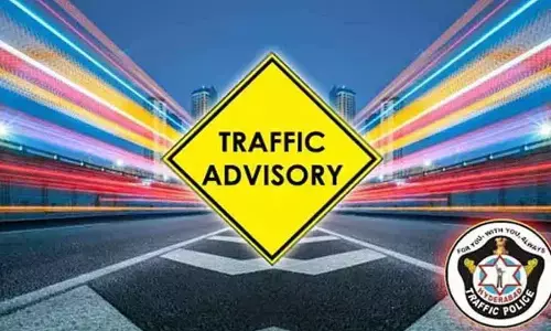 Hyderabad police issues traffic advisory