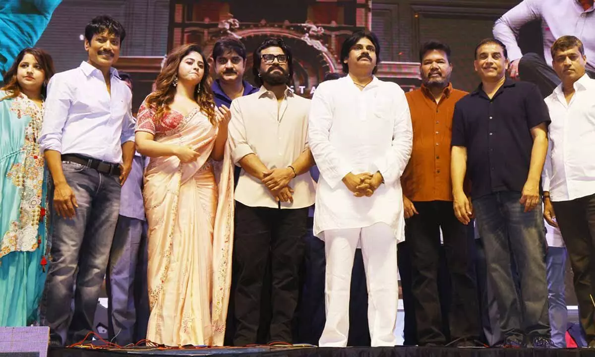 ‘Game Changer’ pre-release event is a block-buster; Pawan Kalyan praises Ram Charan’s grounded nature