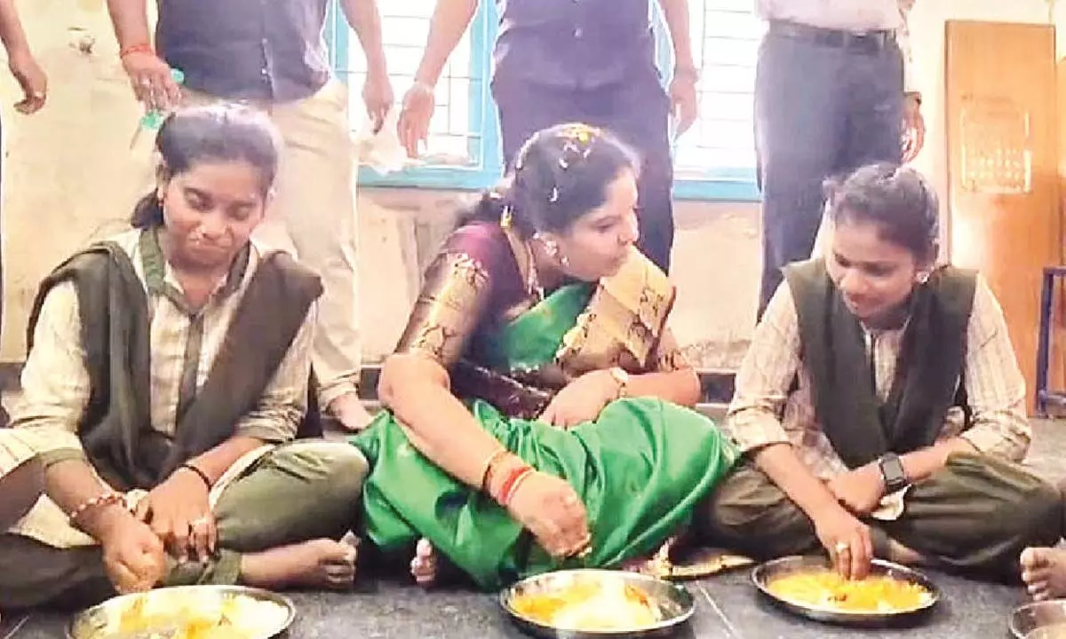 Mid-day meal launched at junior colleges