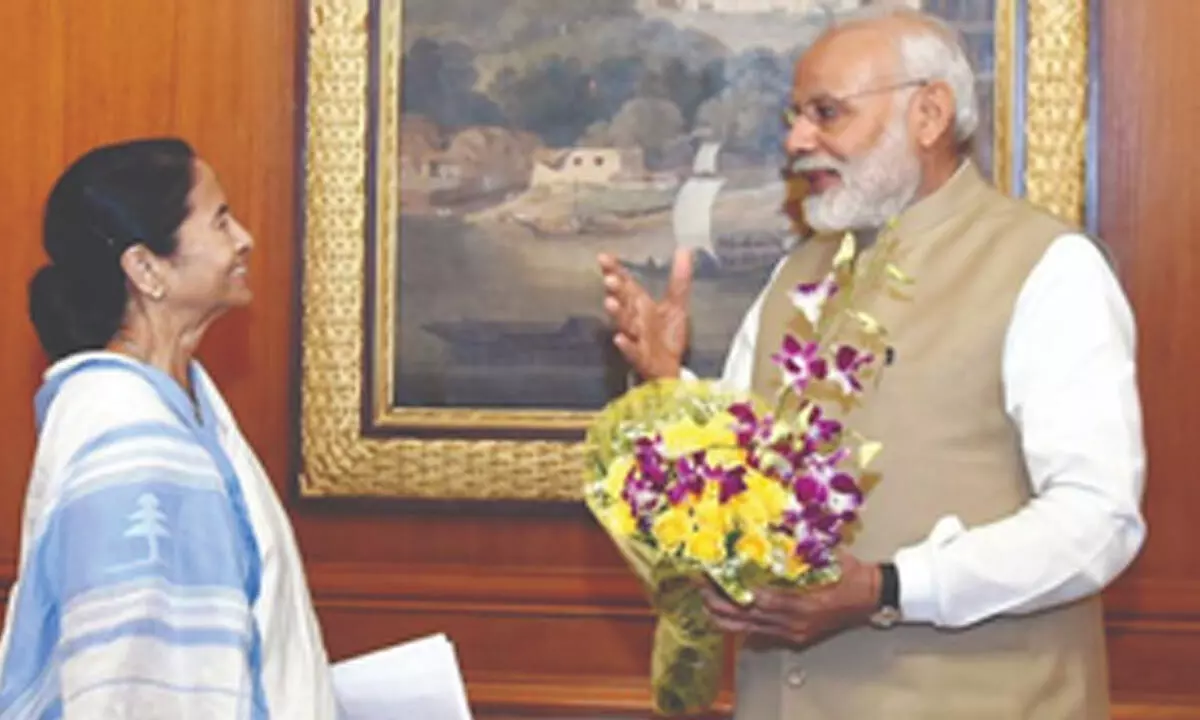 PM Modi greets Bengal CM Mamata Banerjee on her 70th birthday