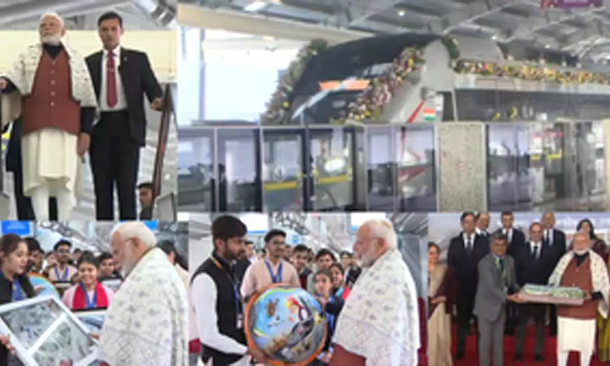 Delhi gets its first Namo Bharat corridor, PM Modi undertakes train ride