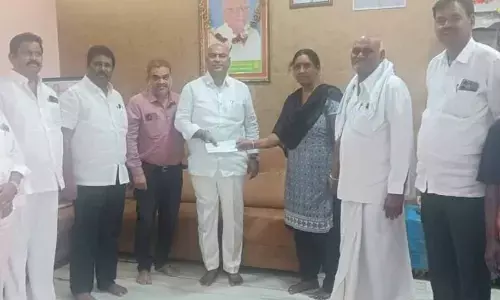 MLA Bandla Krishna Mohan Reddy Distributes ₹1.95 Crore Compensation to Farmers Who Lost Land for Lower Jurala Project