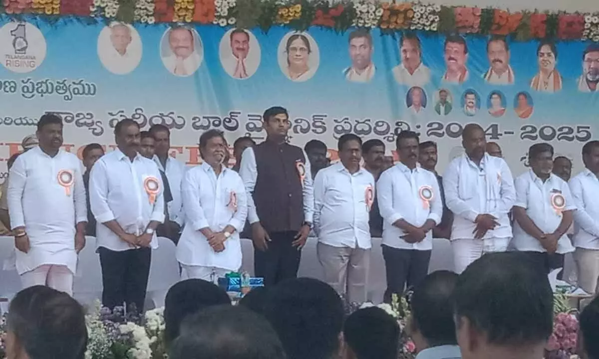 State level Science Exhibition inaugurated by Health Minister Raja Narasimha