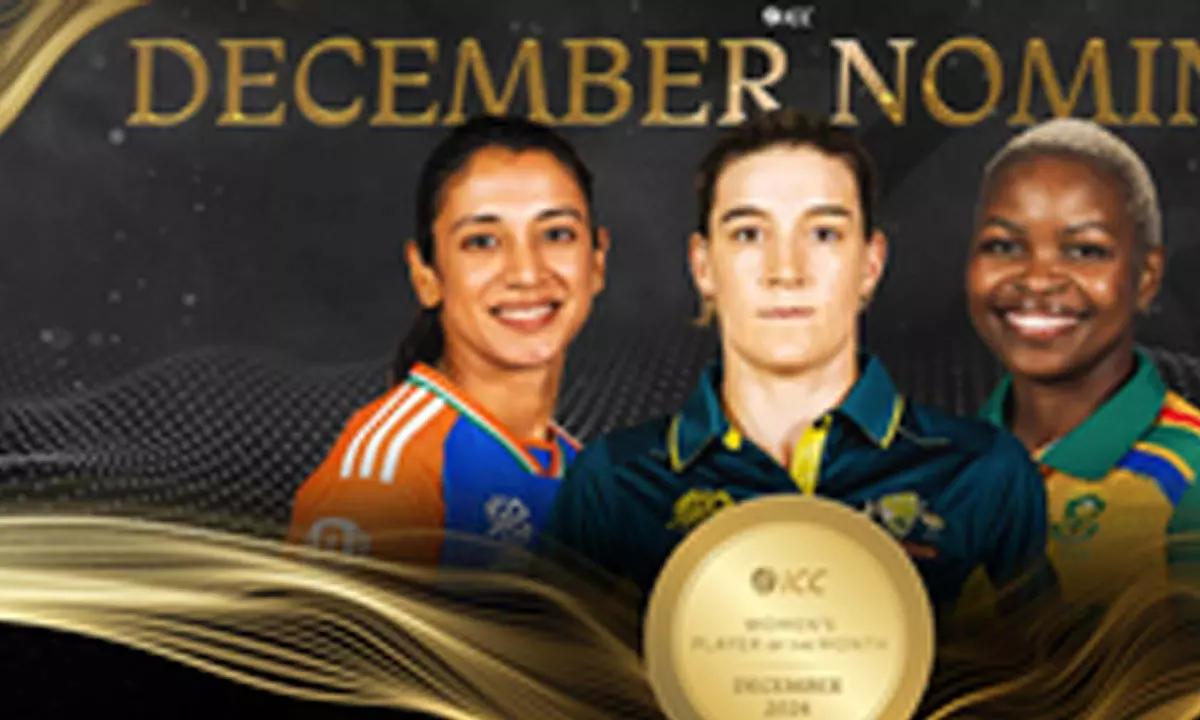 Mandhana, Sutherland, Mlaba nominated for Womens Player of December