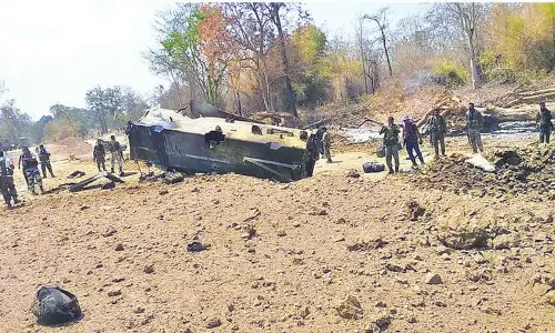 8 jawans, driver killed as Maoists blow up vehicle
