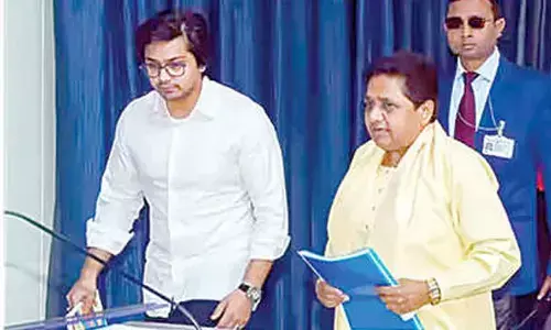 BSP’s Anand calls Kejriwals promises Draupadi’s saree