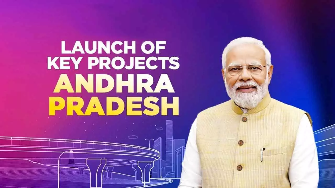 Narendra Modi Unveils Rs 2 Lakh Crore Projects in Visakhapatnam for Green Energy and Infrastructure Development