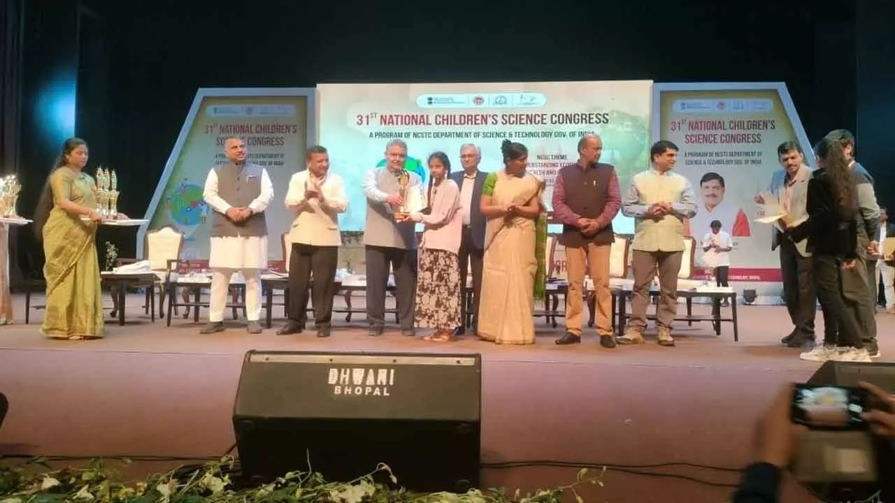 Konaseema students shine at National Children’s Science Congress