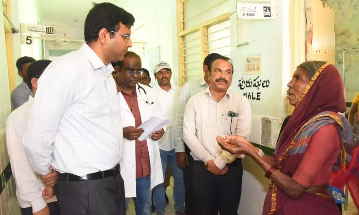 District Collector Focuses on Healthcare and Infrastructure Improvements in Ayija