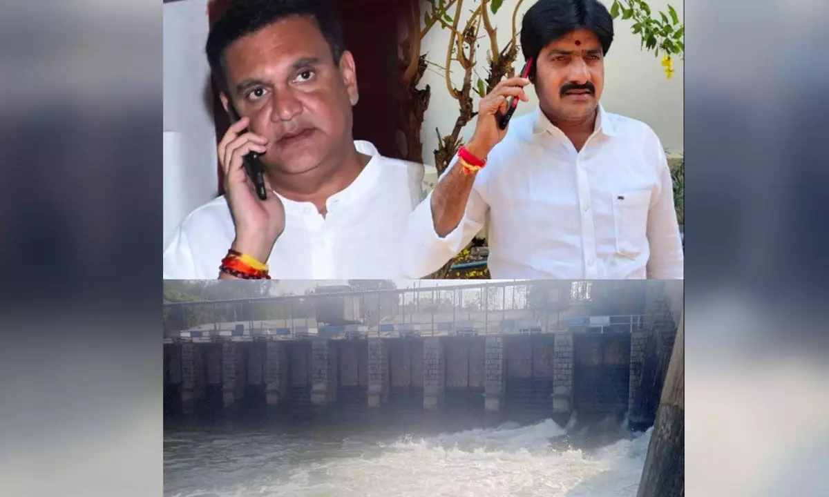 Timely Intervention by MLA & MLC Ensures Water Release from Tungabhadra Dam for Alampur Farmers