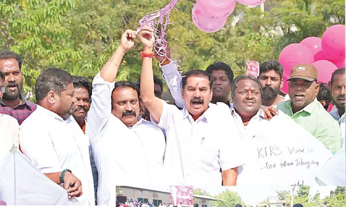 BRS cadres use Sankranti events to highlight govt failures