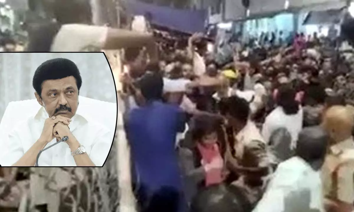 Stalin, EPS condole loss of lives in Tirupati stampede