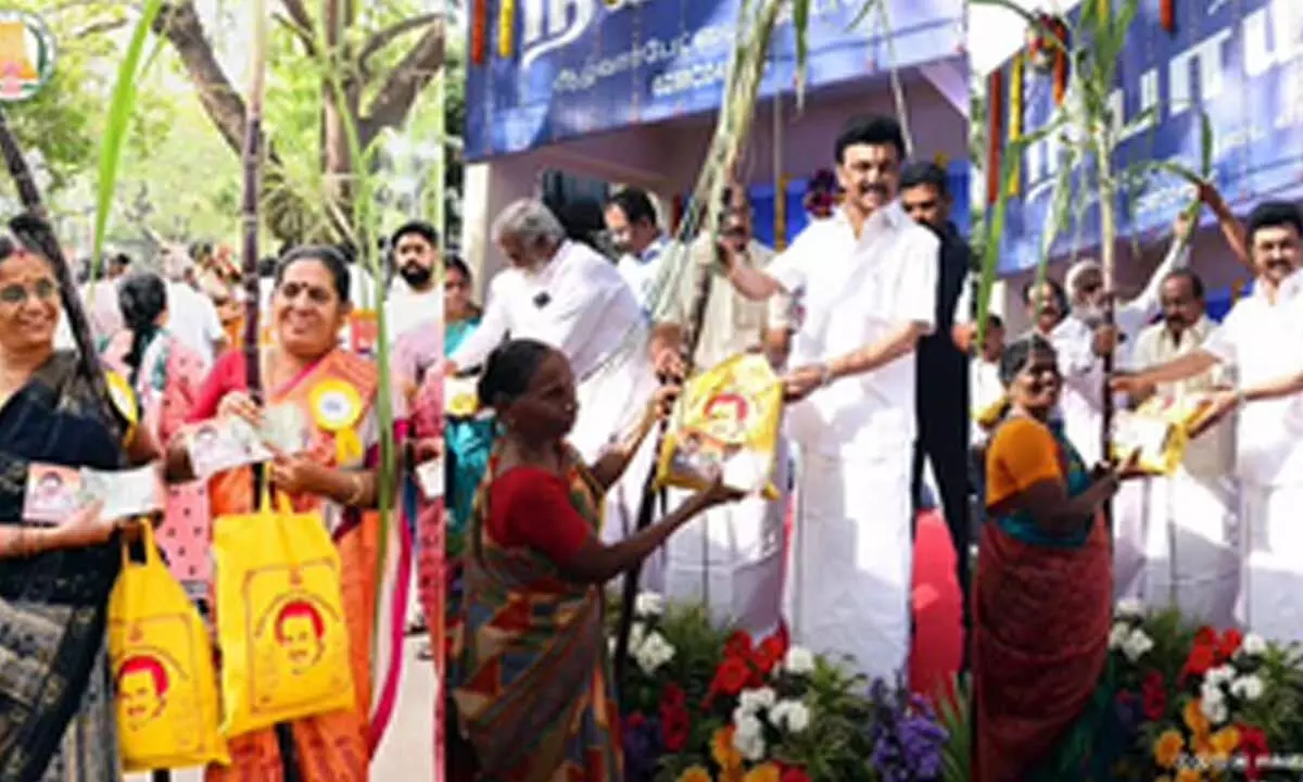 Tamil Nadu Chief Minister Stalin launches Pongal gift hampers