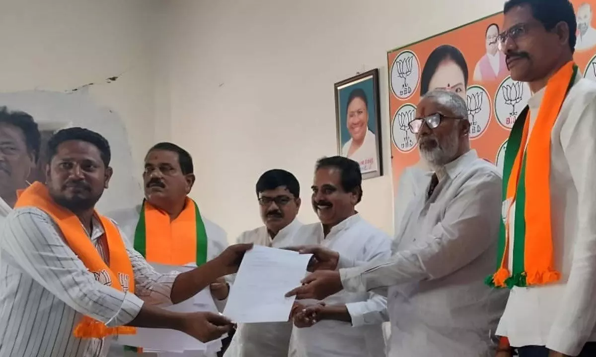 Kompati Bhagat Reddy Elected as BJP Aiza Town President