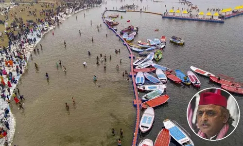 Ganga dredging in Prayagraj environmental crime: Akhilesh