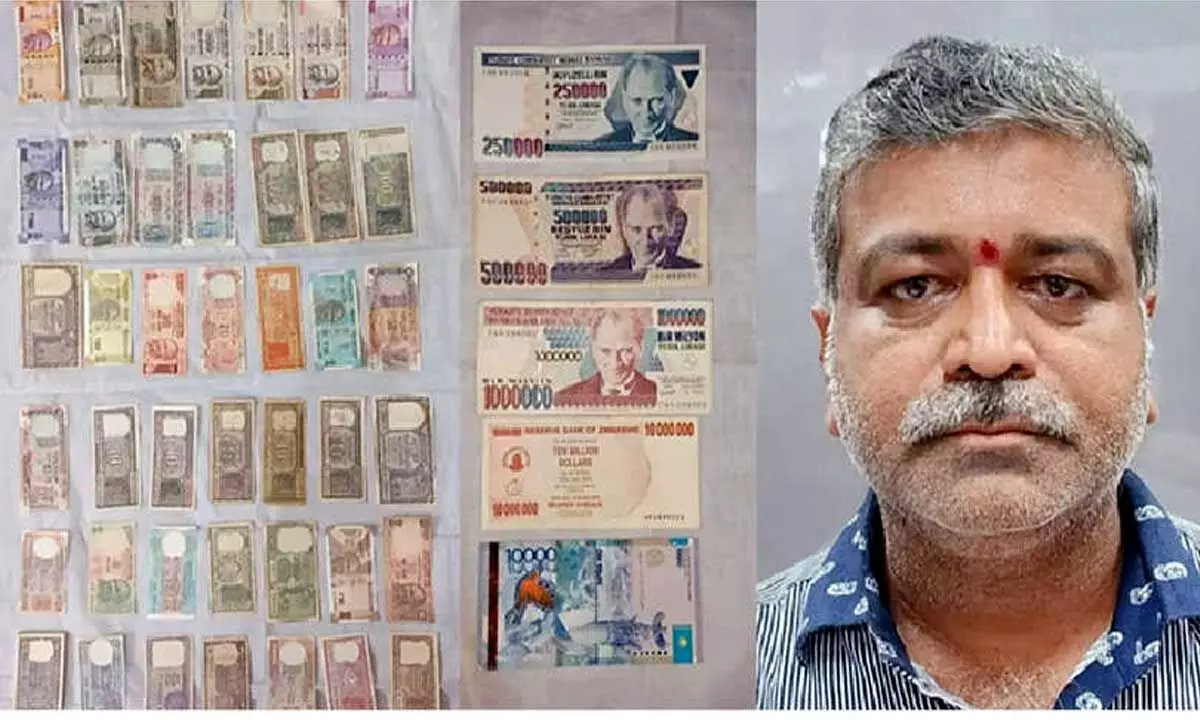 Vinod Kumar, a collector of rare coins and currency for 33 years