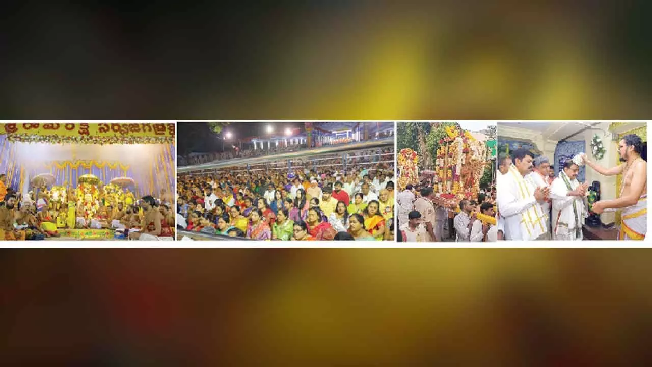 Jai Shri Ram Chants Echo In Bhadradri: Devotees celebrate Uttara Dwara Darshanam with fervour