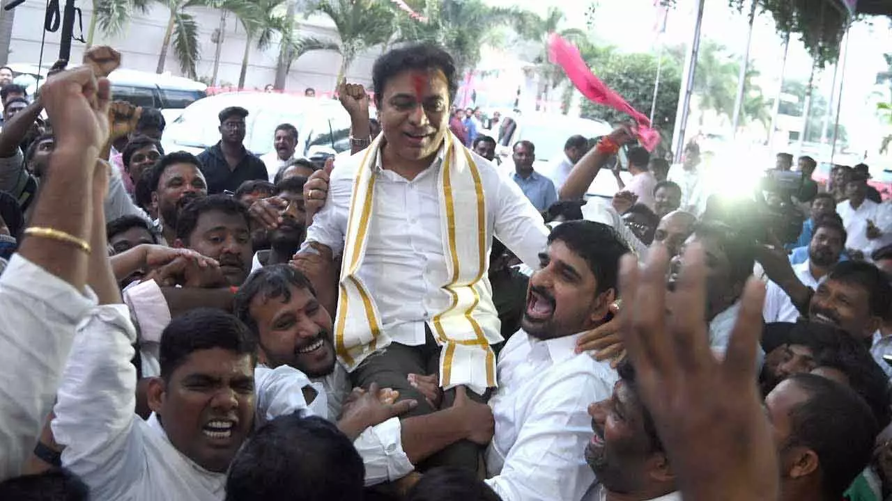 Police book case against KTR for unauthorised rally