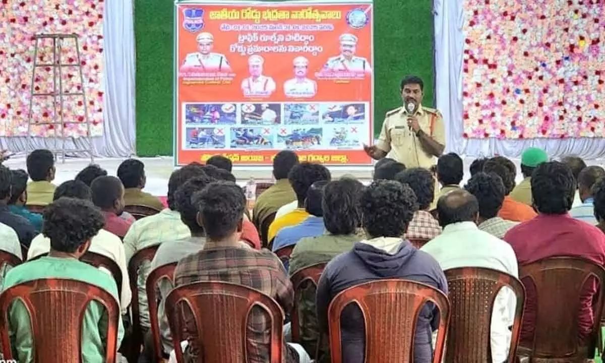 Awareness Program on Road Safety for Auto Drivers Held in Aija Town.