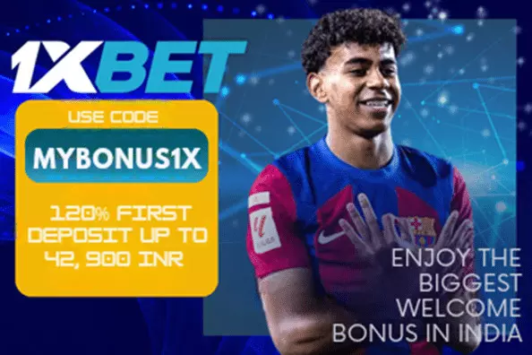 1xBet Promo Code India MYBONUS1X: Use this code to boost the welcome bonus