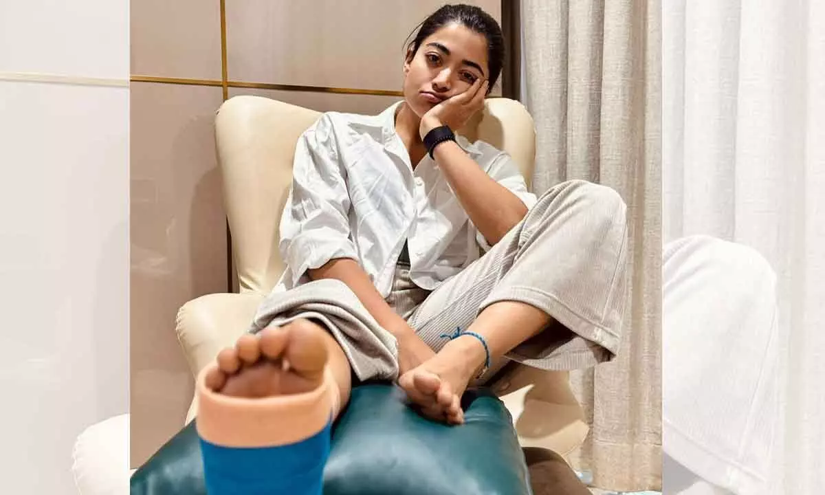 Rashmika gets injured, takes off from work