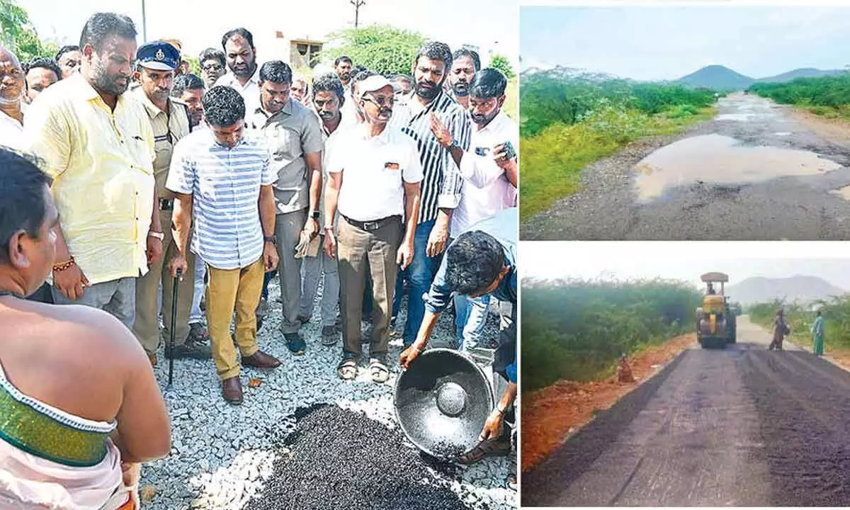 Pothole-free initiative revamps 1,444 km roads in Annamayya district