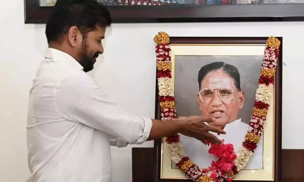 CM Revanth Reddy Pays Tribute to Dr. Marri Chenna Reddy on His Birth Anniversary