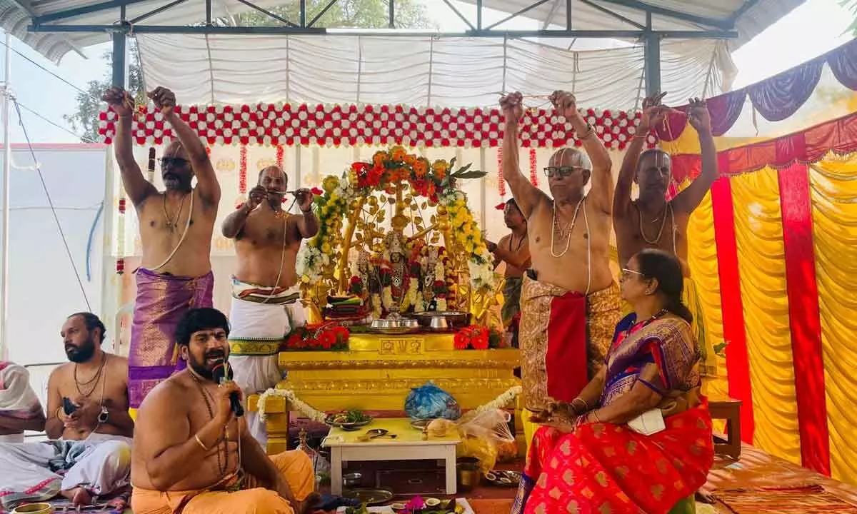 Grand Celebration of Goda-Ranganatha Kalyanam at Sri Ranganayaka Swamy Temple