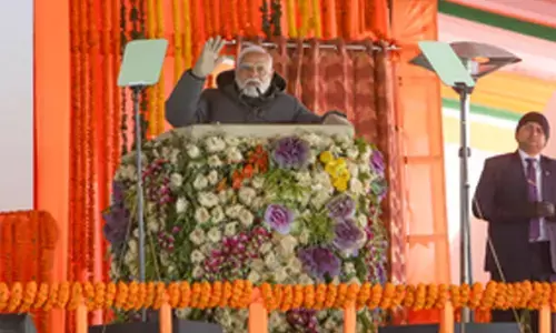 After daylong engagements in J&K, PM Modi leaves for Delhi