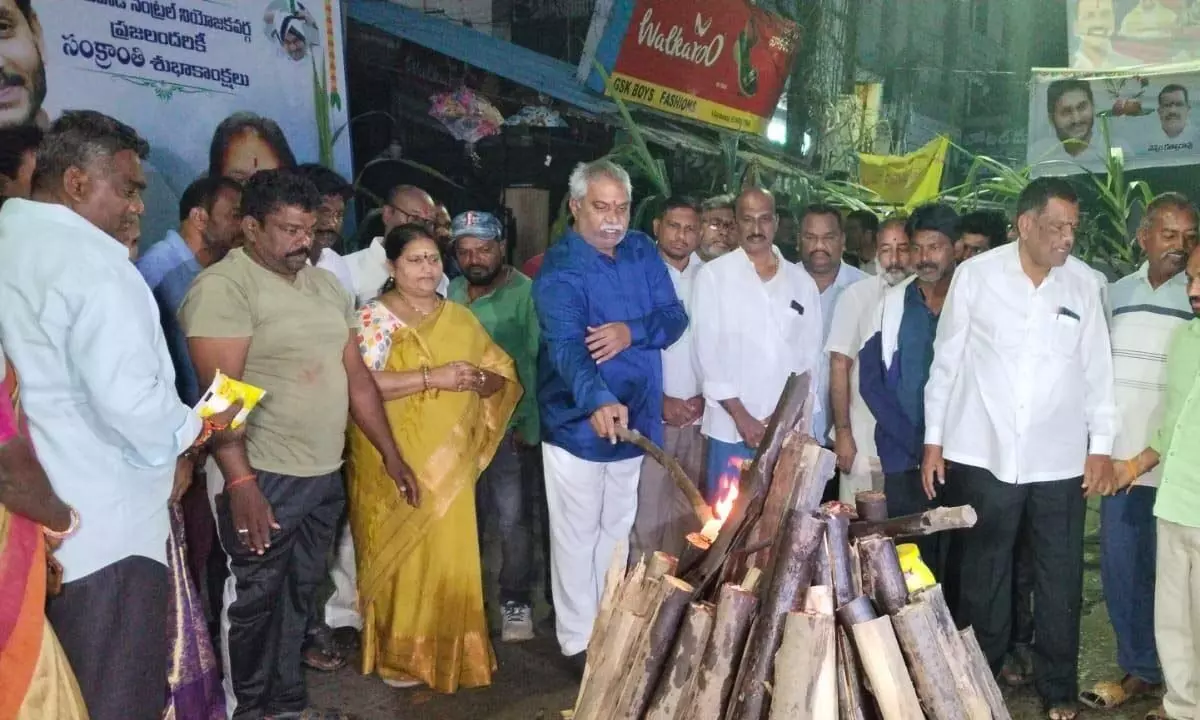 Malladi Vishnu inaugurates Sankranti celebrations