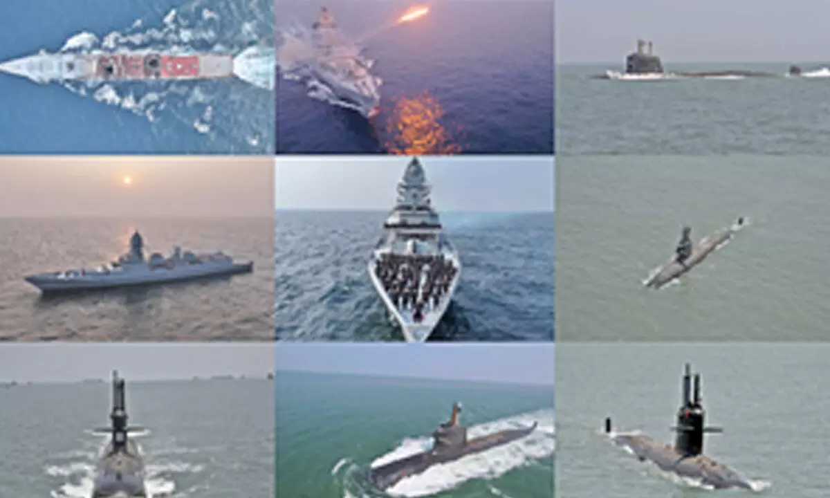 PM Modi to dedicate three cutting-edge naval combatants to nation on Wednesday