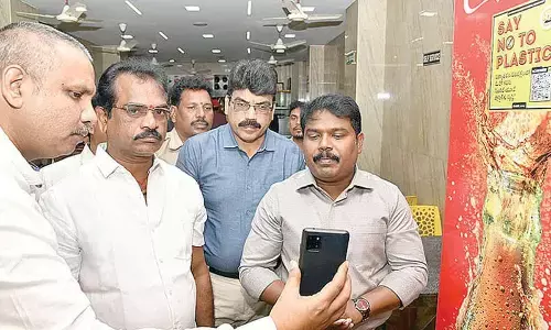 QR code stickers to encourage denizens to say no to single use plastic