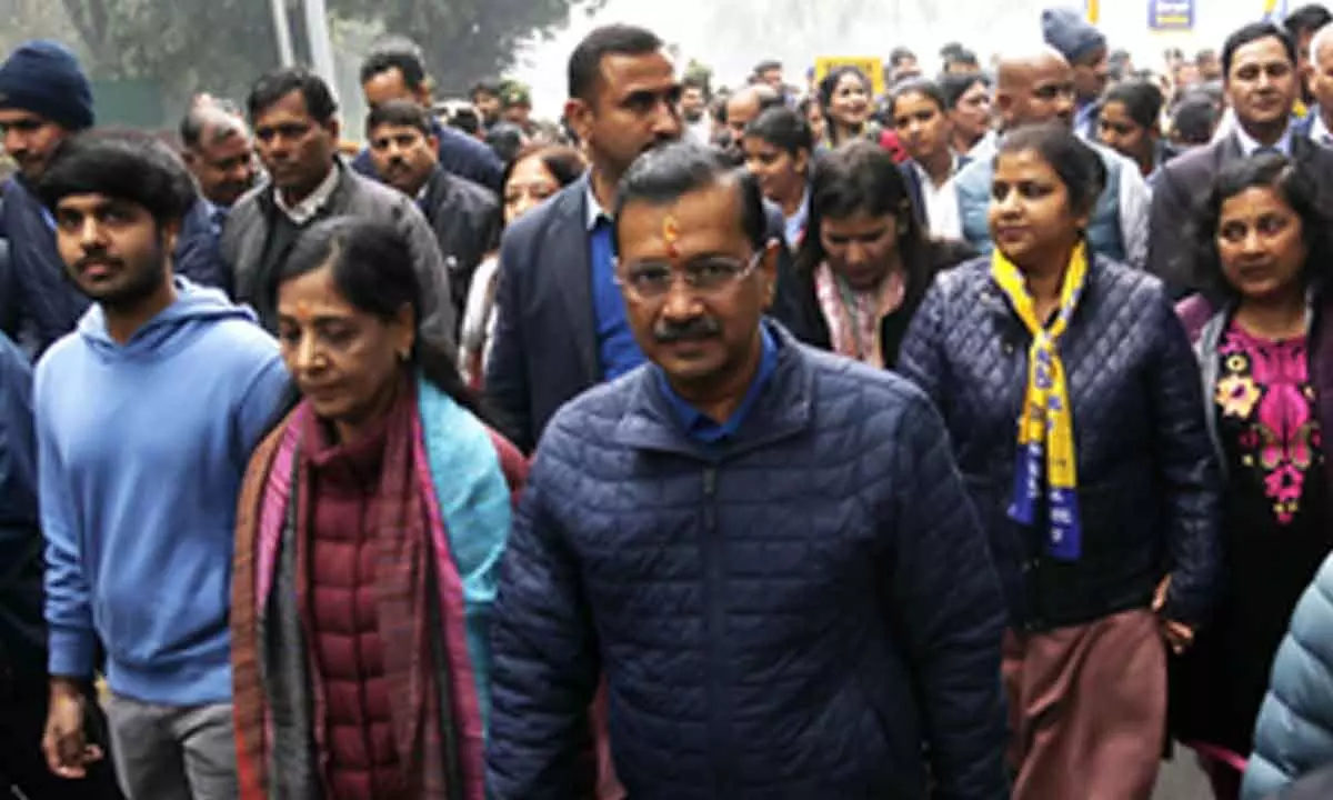 Kejriwal files nomination from New Delhi Assembly constituency