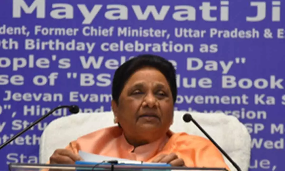 Mayawati accuses Congress of trying to end reservation