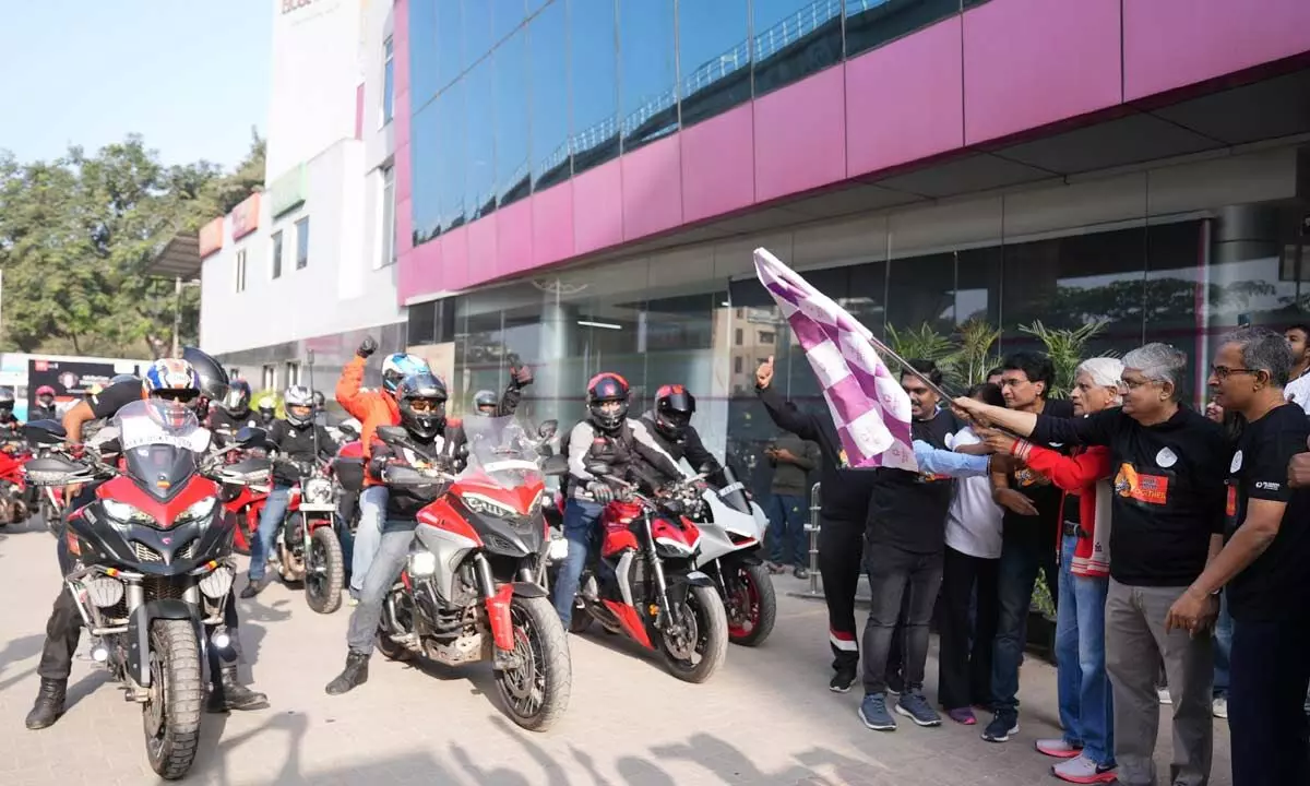 Anti cancer drive, Bike rally delivers message