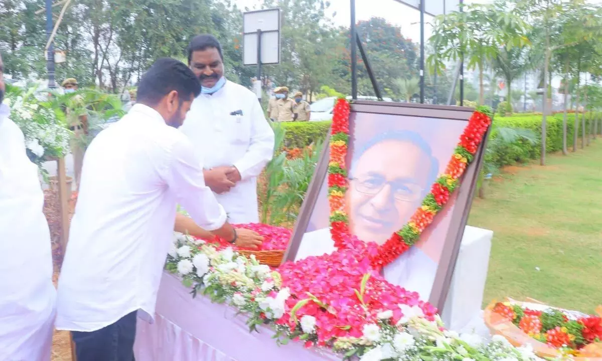 CM Revanth Reddy Pays Tribute to S. Jaipal Reddy on His Birth Anniversary