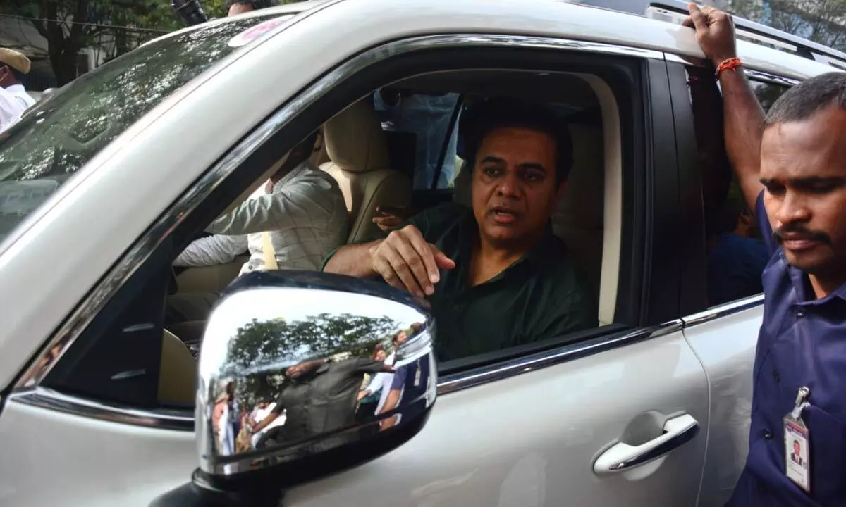 Former Minister KTR Appears Before ED in Formula E Case