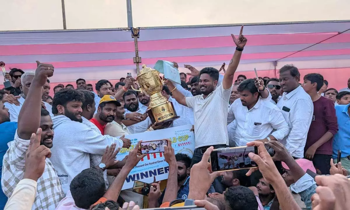 Nagar Kurnool Dali CC Cricket Team Wins Rs 6,11,111 in QHIZAR YAFAI Gold Cup 2025