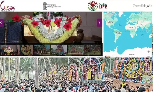 Jagannathota Prabhalu featured on Central Tourism website