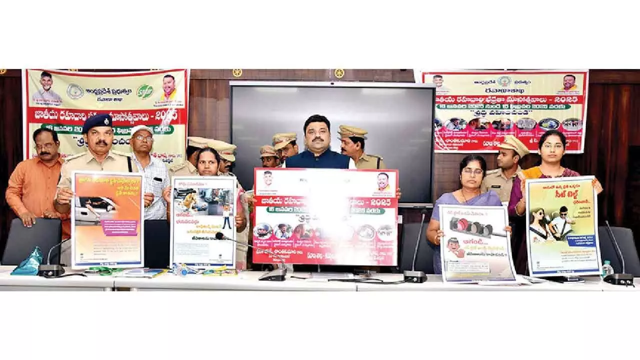 Create awareness about road safety among public: Collector Ranjith