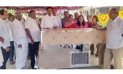 Vijayawada: Mortuary freezer box donated