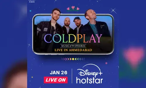 Disney+ Hotstar to Stream Coldplay Live in Ahmedabad on 26th January, 2025