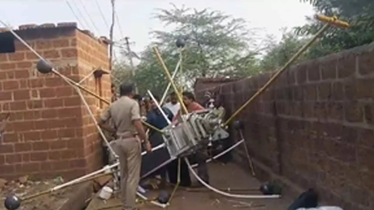 Satellite payload crash in Karnataka village sparks panic; no injuries reported