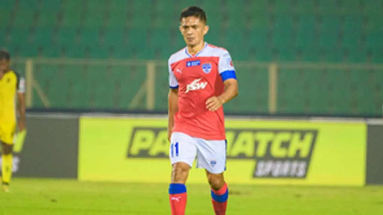 ISL 2024-25: Chhetri rescues point for Bengaluru FC in 1-1 draw vs Hyderabad FC