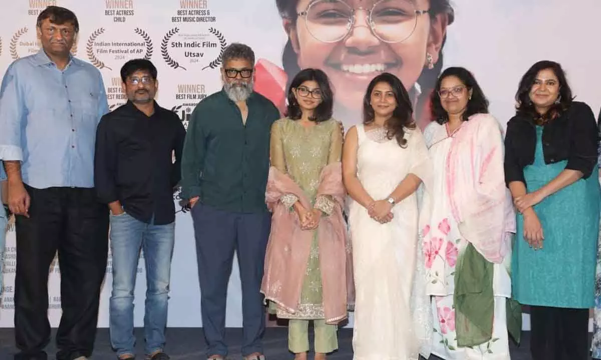 Sukriti Bandreddy Shines in Gandhi Tata Chettu: Sukumar Praises Daughter’s Performance Sukriti Bandreddy Shines in Gandhi Tata Chettu: Sukumar Praises Daughter’s Performance